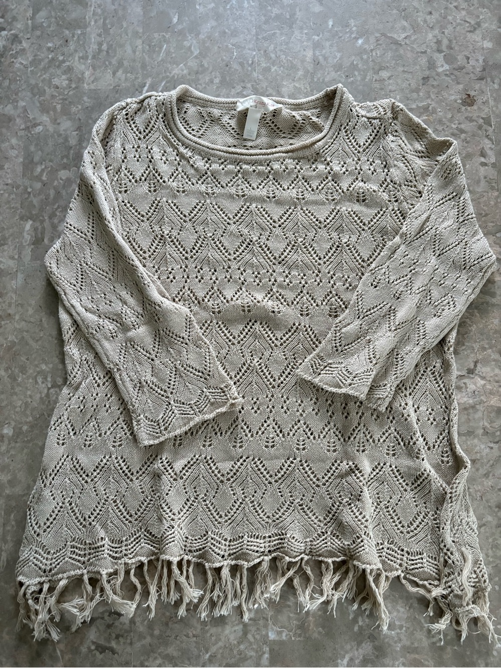 witchy boho crochet top